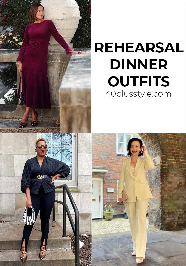 Chic outfits for rehearsal dinner as a guest | 40plusstyle.com