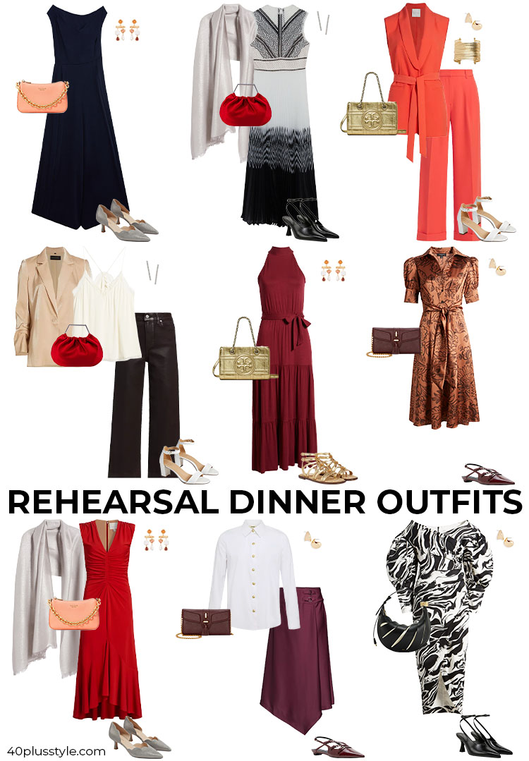 Rehearsal dinner outfits | 40plusstyle.com