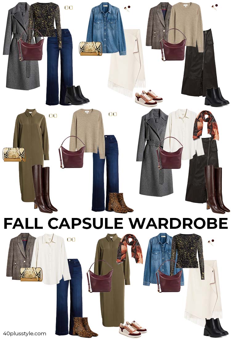 Fall capsule wardrobe | 40plusstyle.com