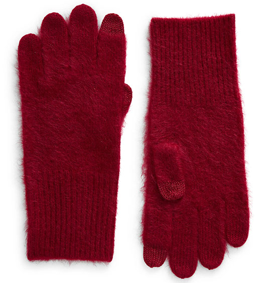 Nordstrom Brushed Cashmere Tech Gloves | 40plusstyle.com