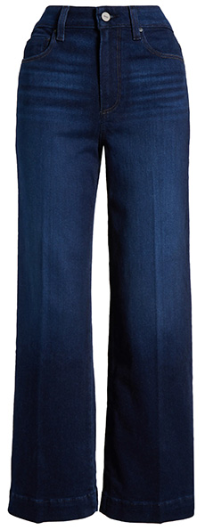 Fall trends - PAIGE Anessa Wide Leg Jeans | 40plusstyle.com