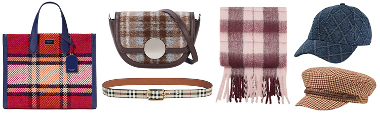 Plaid accessories for fall | 40plusstyle.com