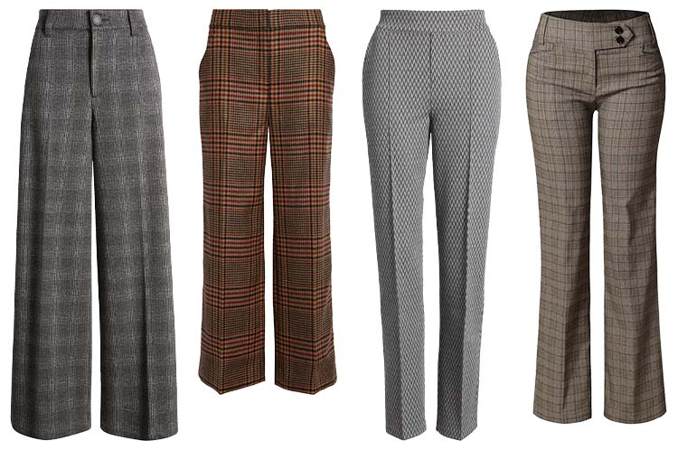 Plaid pants for fall | 40plusstyle.com