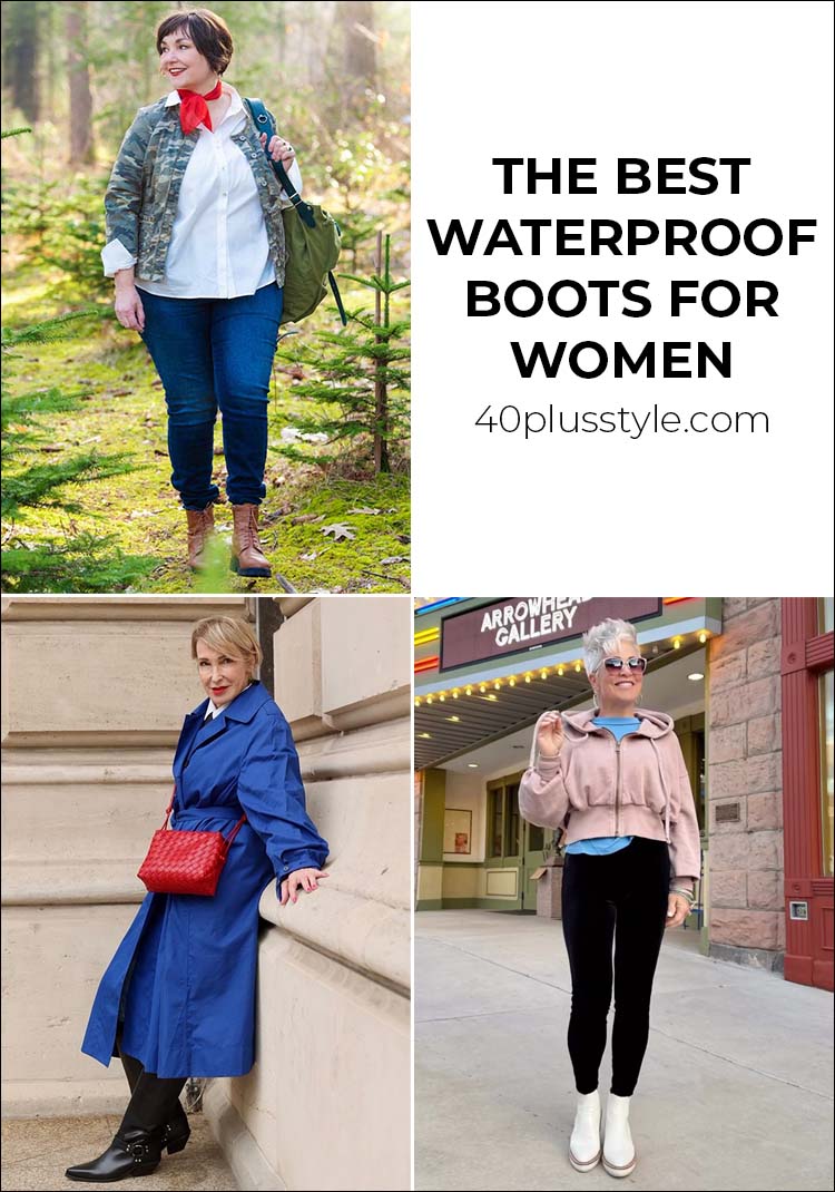 The best waterproof boots for women for looking chic in any downpour | 40plusstyle.com