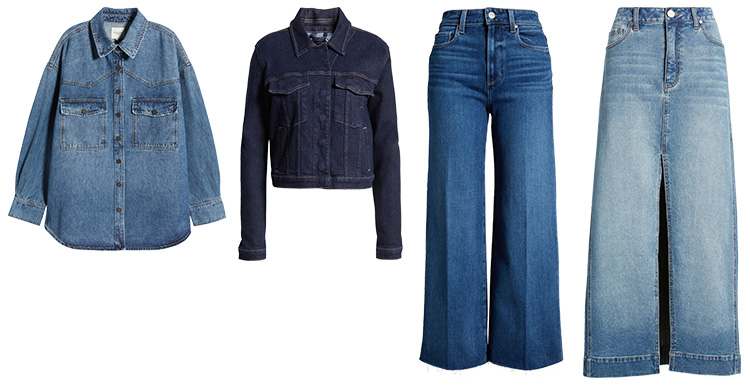 Denim outfits | 40plusstyle.com