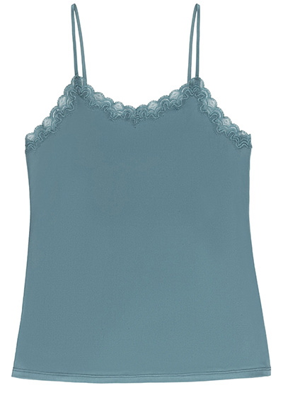 Uwila Warrior Soft Silk Lace Trim Camisole | 40plusstyle.com