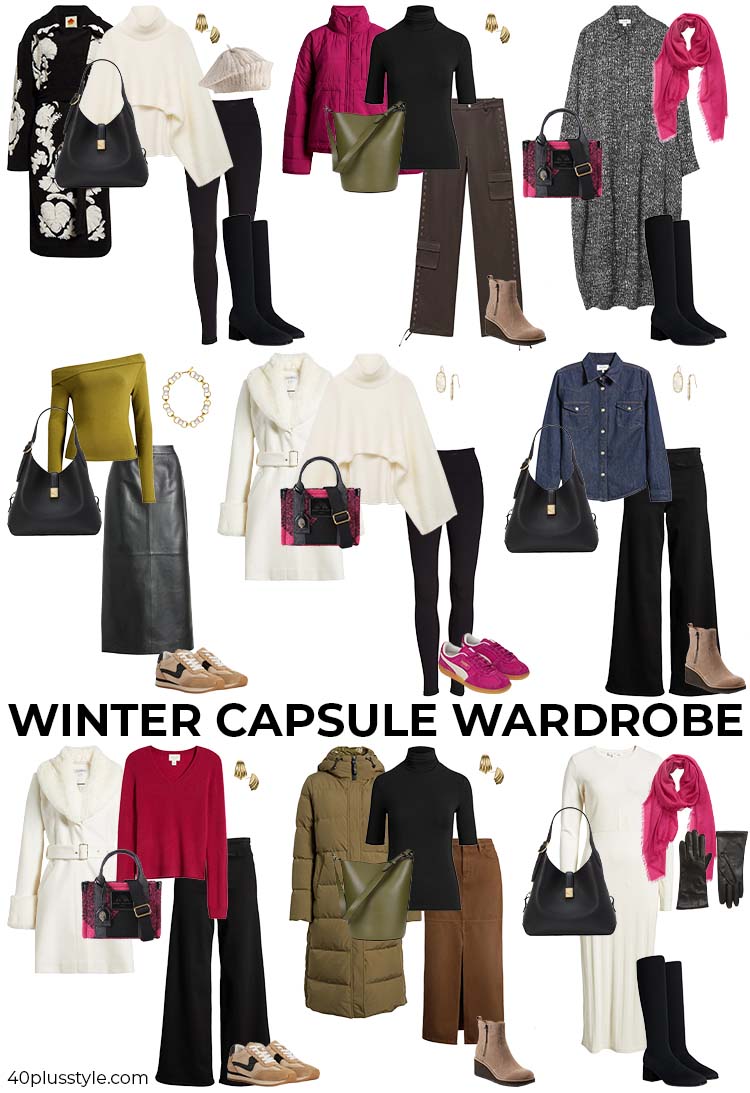 Winter capsule wardrobe | 40plusstyle.com