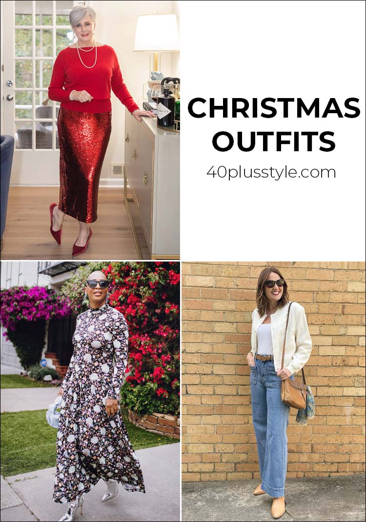 Festive and fabulous: all the outfits for xmas you need | 40plusstyle.com