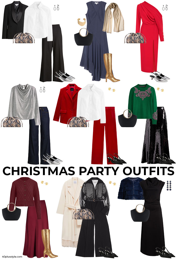 A Christmas capsule wardrobe: party outfit ideas | 40plusstyle.com