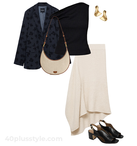 Architectural style outfit | 40plusstyle.com