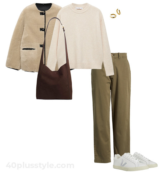 Natural style outfit | 40plusstyle.com