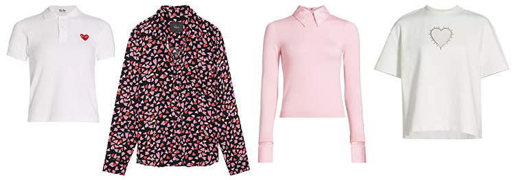 Tops to wear for Valentine's Day | 40plusstyle.com