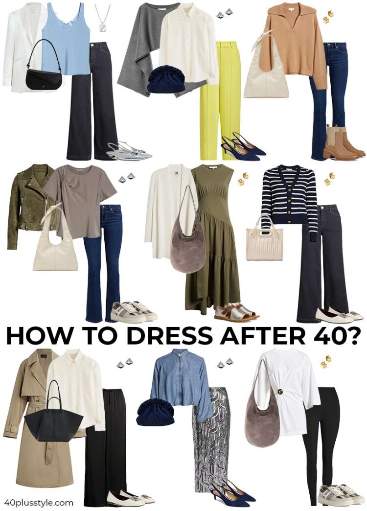 How to dress after 40: a capsule wardrobe | 40plusstyle.com