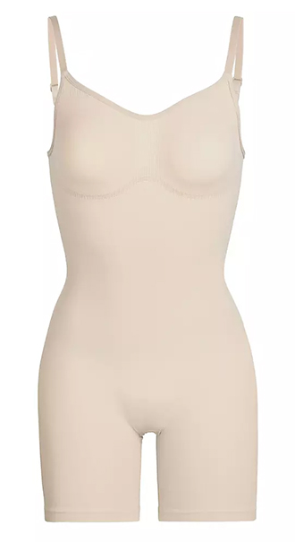 SKIMS Seamless Sculpt Mid Thigh Bodysuit | 40plusstyle.com