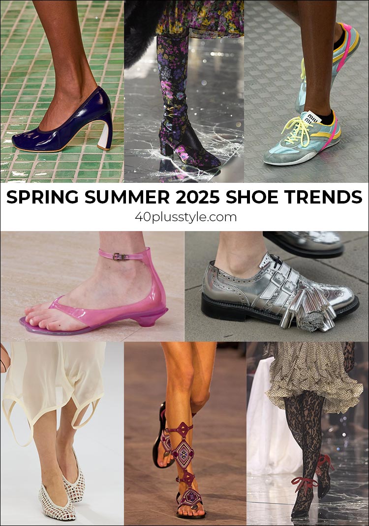 16 spring and summer 2025 shoe trends | 40plusstyle.com