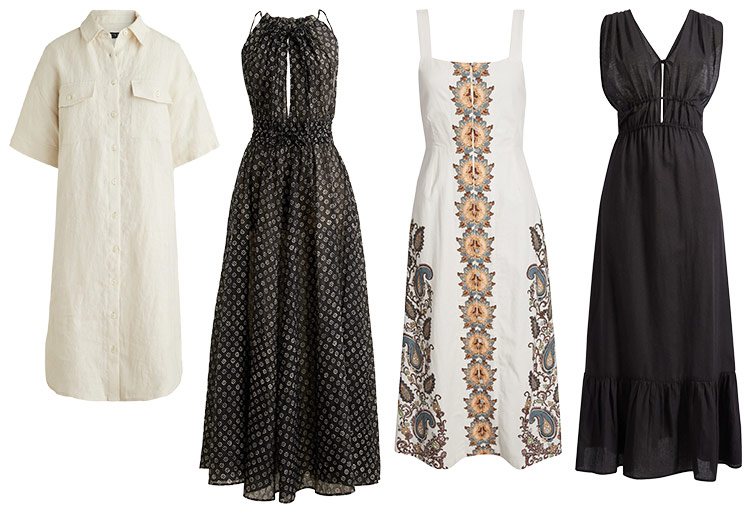 Women's beach outfits - dresses | 40plusstyle.com