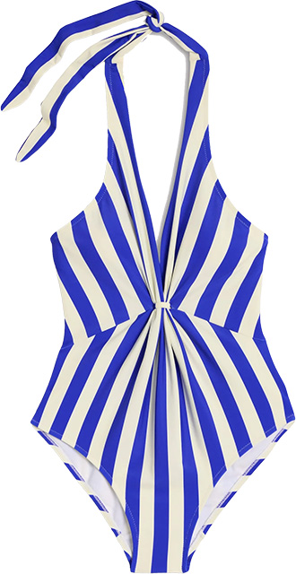 Boden Ruched Loop Swimsuit | 40plusstyle.com