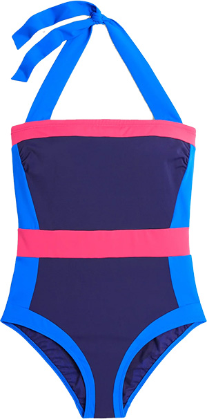 Boden Santorini Halterneck Swimsuit | 40plusstyle.com
