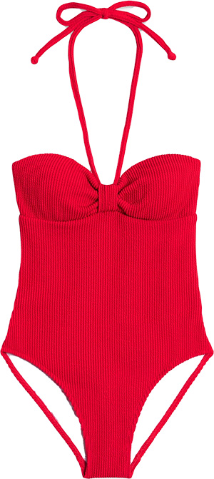 Boden Crinkle Texture Swimsuit | 40plusstyle.com