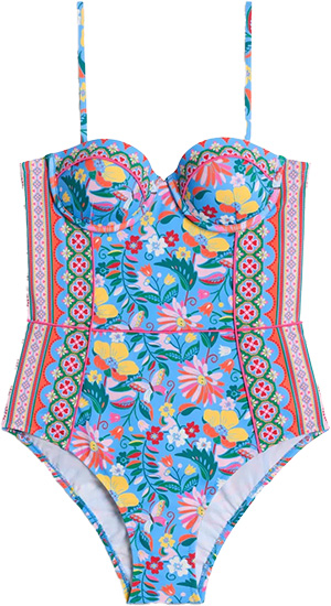 Best bathing suits for women: Boden Rhodes Cup-Size Swimsuit | 40plusstyle.com