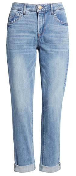 Wit & Wisdom Gemma 'Ab'Solution High Waist Girlfriend Jeans | 40plusstyle.com