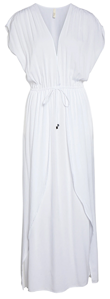 Elan Wrap Maxi Cover-Up Dress | 40plusstyle.com