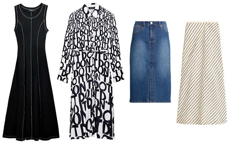 2025 Spring capsule - dresses and skirts | 40plusstyle.com