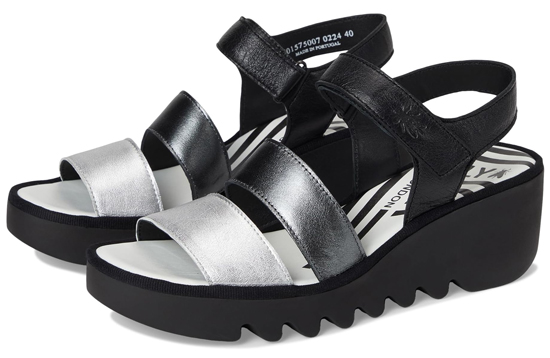 Stylish summer shoes - FLY London Bexy Platform Wedge Sandals | 40plusstyle.com
