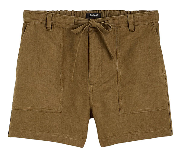 Madewell Drawstring Linen Shorts | 40plusstyle.com