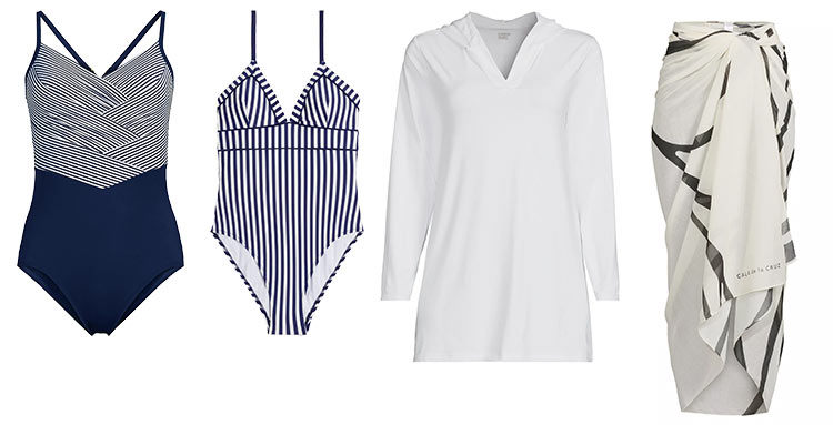 Maritime swimwear | 40plusstyle.com