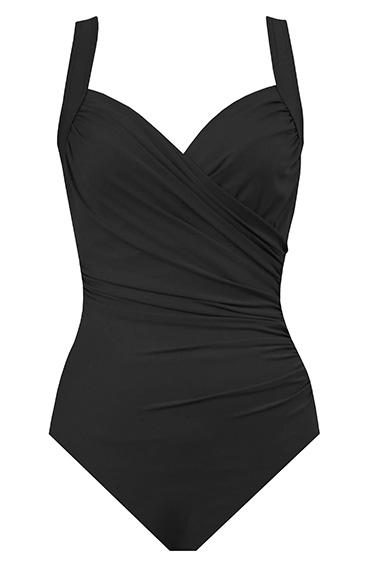 Miraclesuit Solid Sanibel DD-Cup One-Piece Swimsuit | 40plusstyle.com