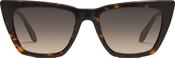 QUAY Call The Shots 54mm Gradient Cat Eye Sunglasses | 40plusstyle.com
