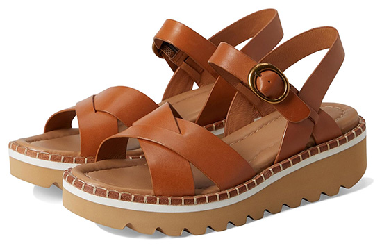 Stylish summer shoes - Söfft Ruthie Ankle Strap Platform Wedge Sandals | 40plusstyle.com