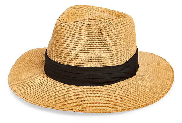 Nordstrom Fray Edge Packable Panama Hat | 40plusstyle.com