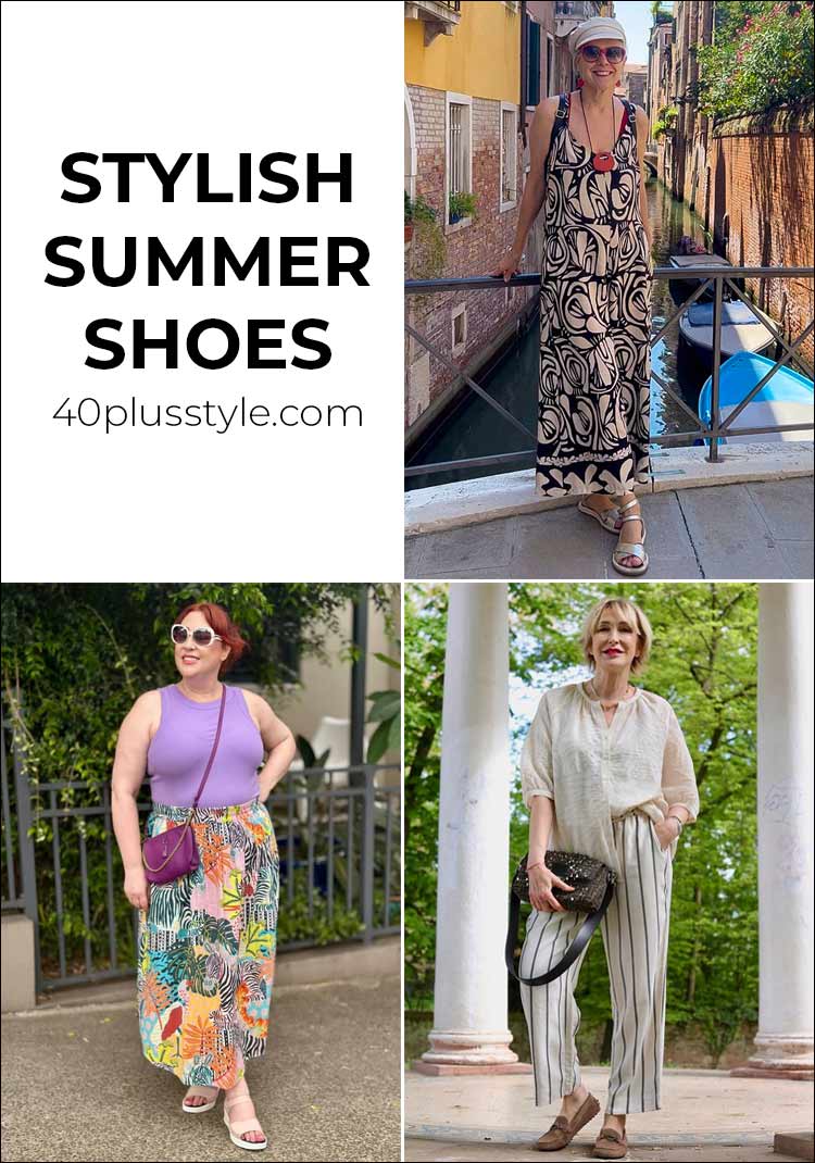 Stylish summer shoes built for sunshine and travel | 40plusstyle.com