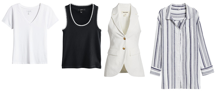 Tops to travel light with carry-on only | 40plusstyle.com