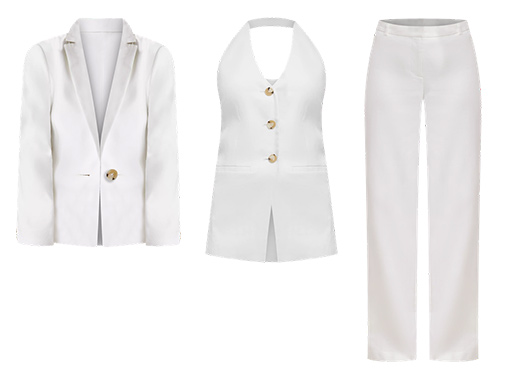 White suit separates | 40plusstyle.com