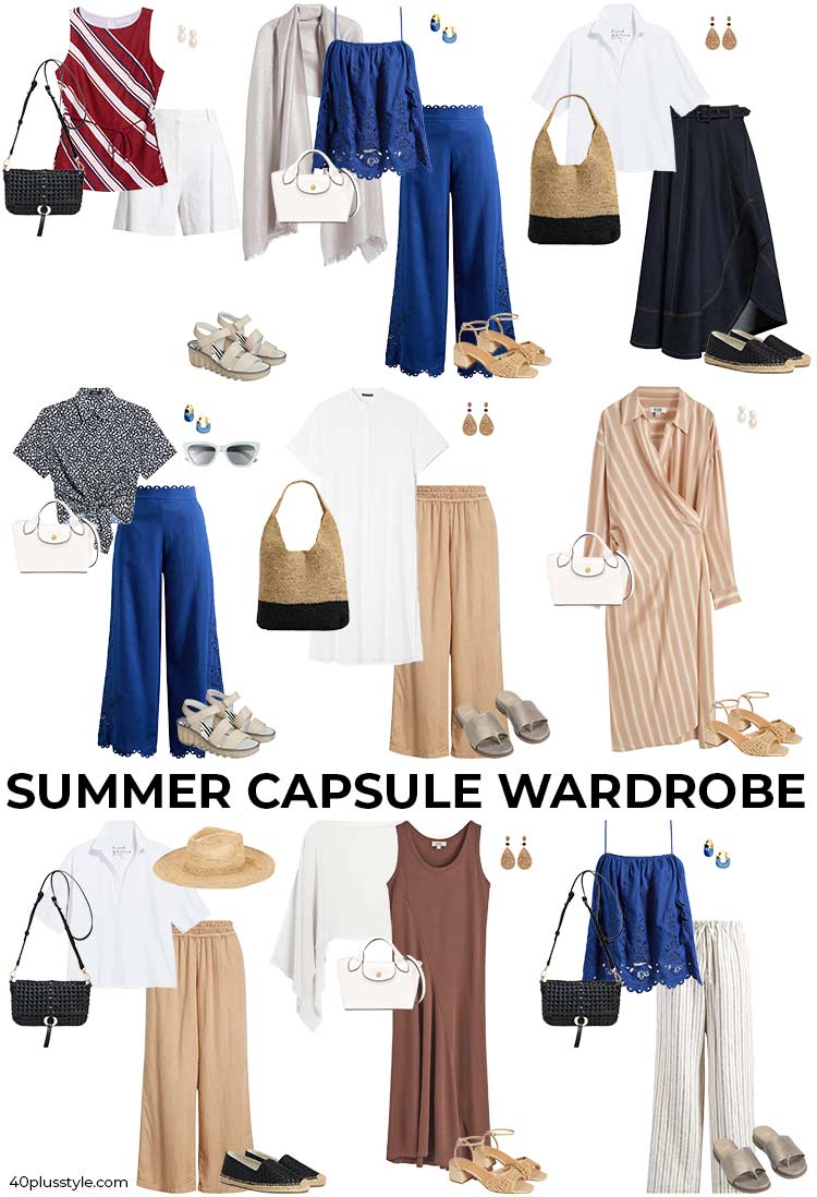 Summer capsule wardrobe | 40plusstyle.com