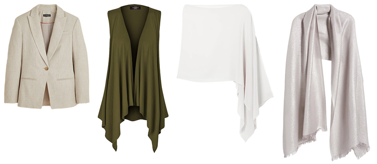 What to wear in hot weather - jackets and cover-ups | 40plusstyle.com
