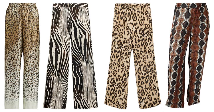 Animal print pants | 40plusstyle.com