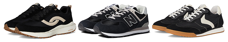 Black sneakers | 40plusstyle.com