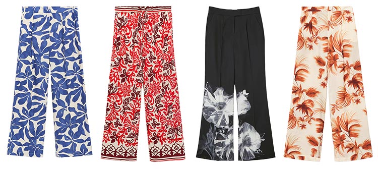 Floral print pants | 40plusstyle.com