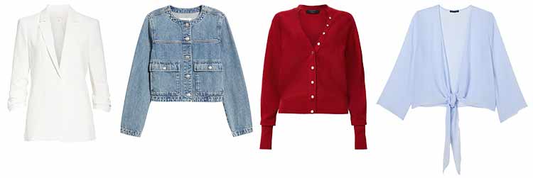 Blazers and cardigan to go with your summer pants | 40plusstyle.com