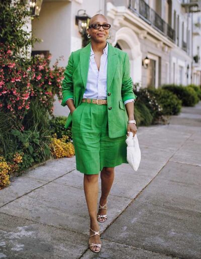 Shorts but make them chic | 40plusstyle.com
