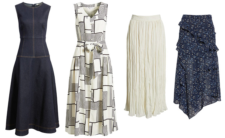 Dresses and skirts from the Nordstrom Anniversary Sale | 40plusstyle.com