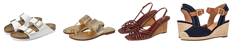 Sandals to go with shorts | 40plusstyle.com