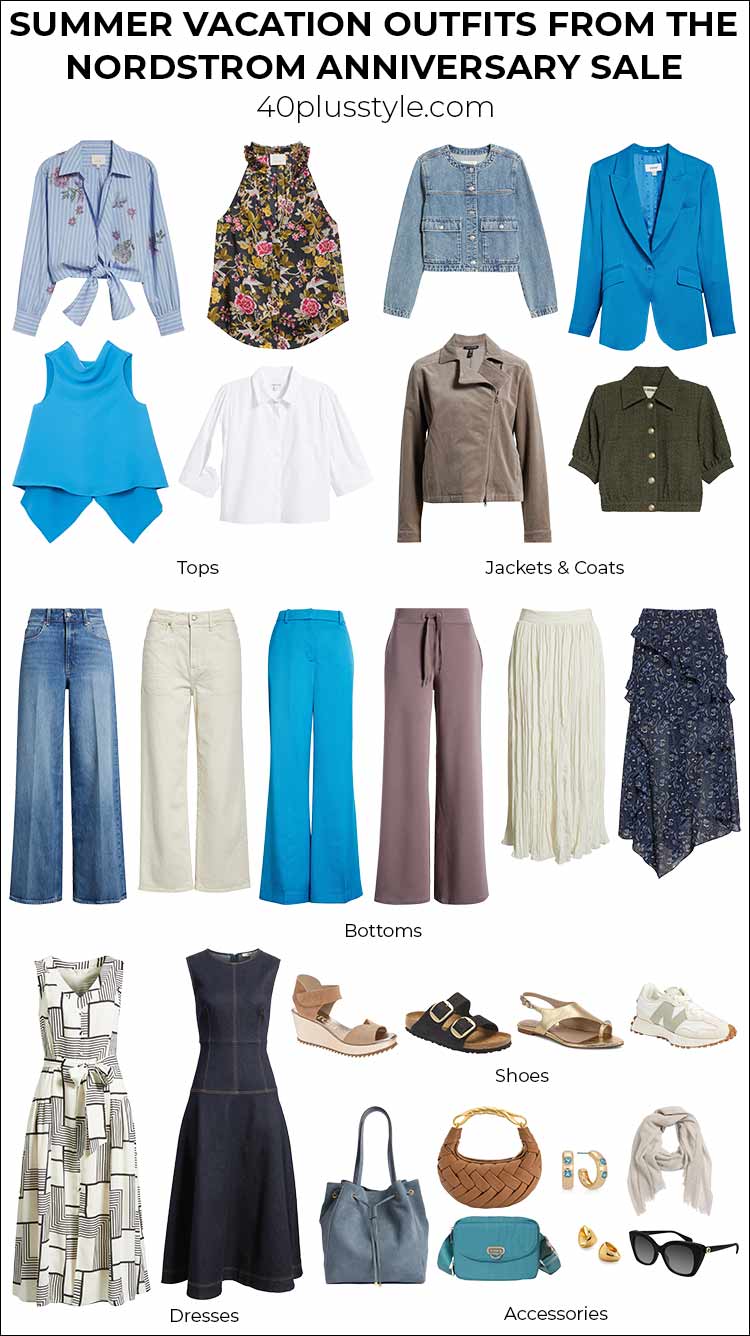 What to wear for your summer vacation right now from the Nordstrom Sale | 40plusstyle.com