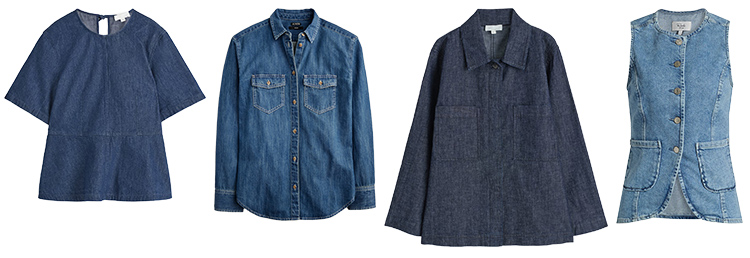 Denim tops | 40plusstyle.com