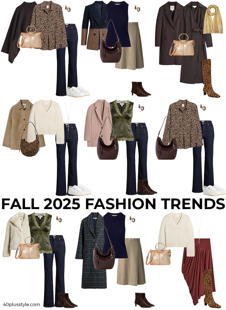Fall Fashion 2025 Trends - Capsule Wardrobe | 40plusstyle.com