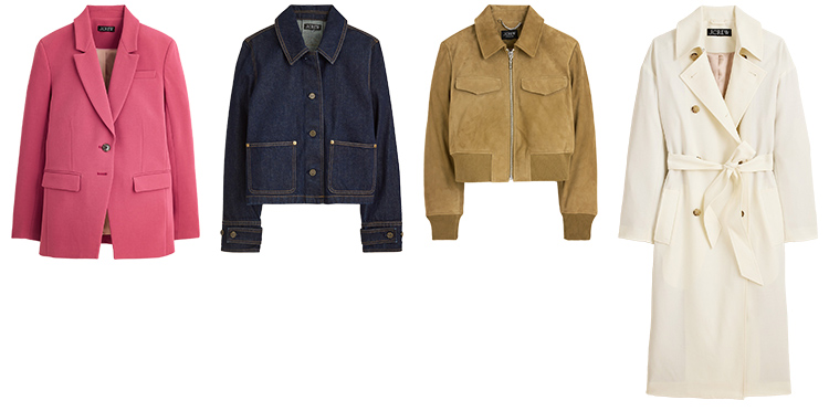 Fall 2025 capsule wardrobe - jackets and coats | 40plusstyle.com